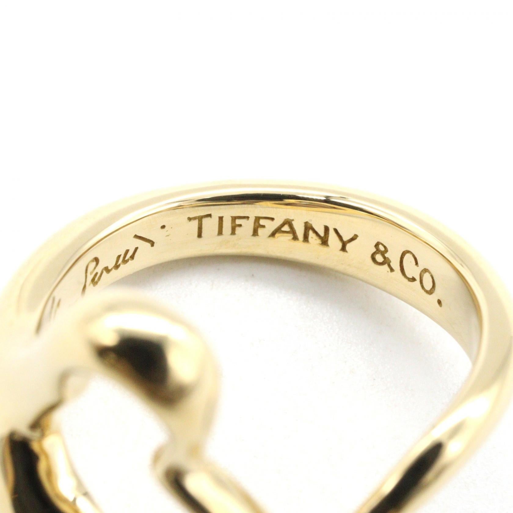 TIFFANY＆CO Tiffany＆co Open Heart Ring Ring Gold K18 (yellow Gold) image 4