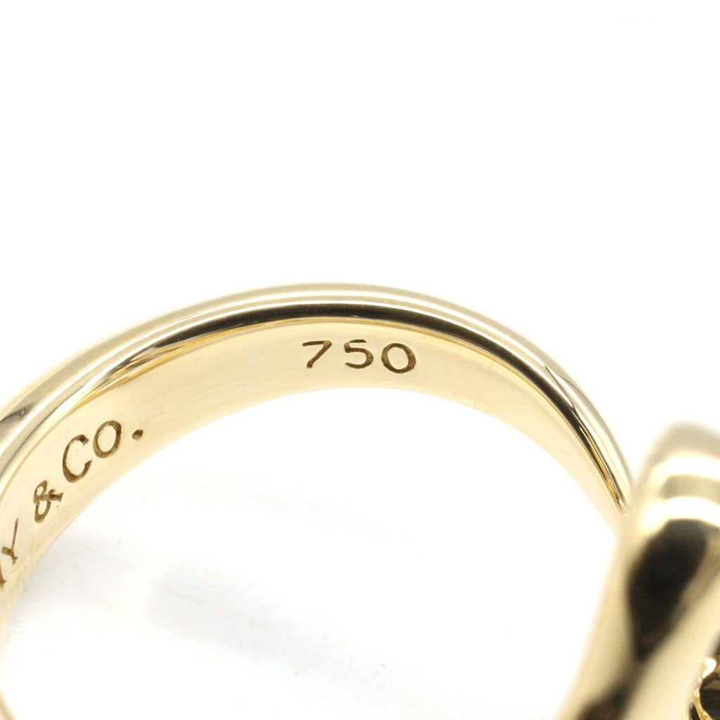 TIFFANY＆CO Tiffany＆co Open Heart Ring Ring Gold K18 (yellow Gold) image 5