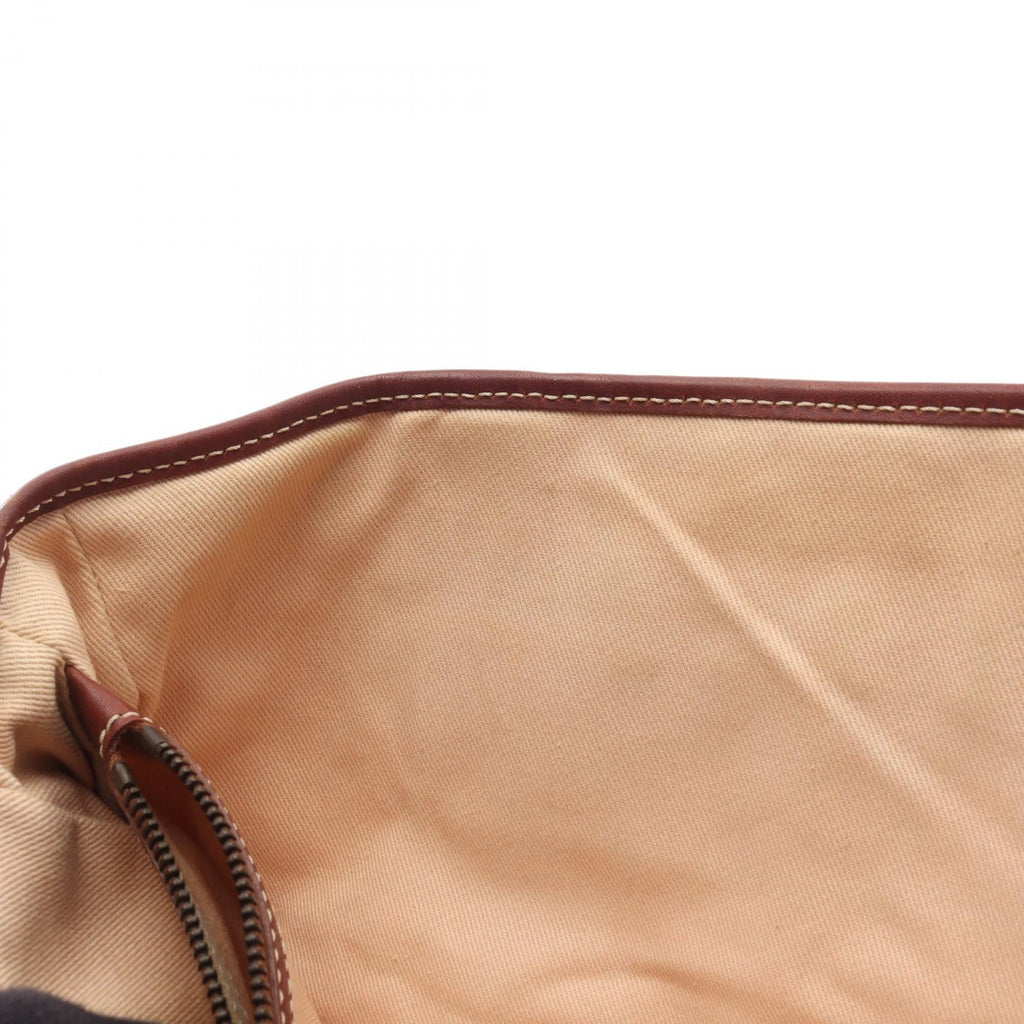 CELINE Celine Boogie Paris Macadam Handbag Canvas Leather Beige Brown Used Women image 7