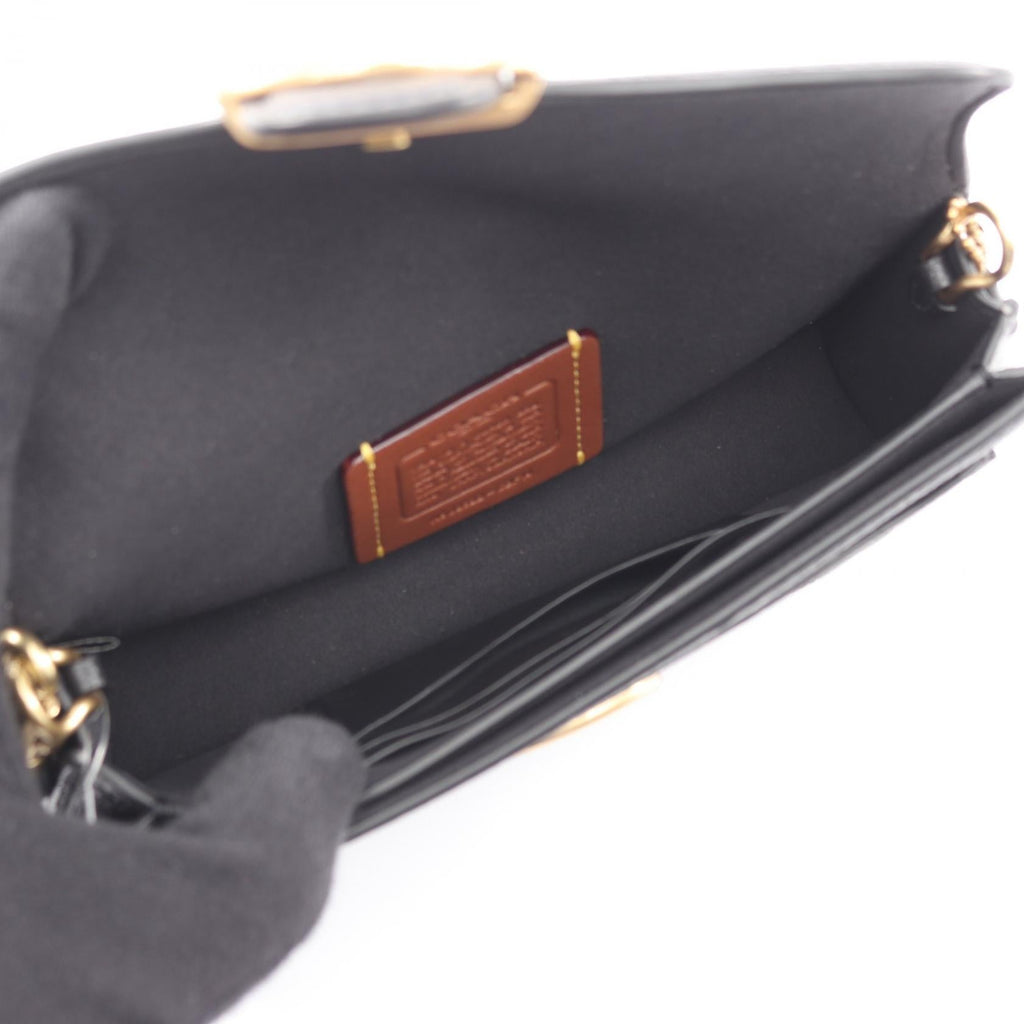 COACH Coach Tabby Chain Crossbody Bag 19 Shoulder Bag Black Leather Cbf14b4 image 3