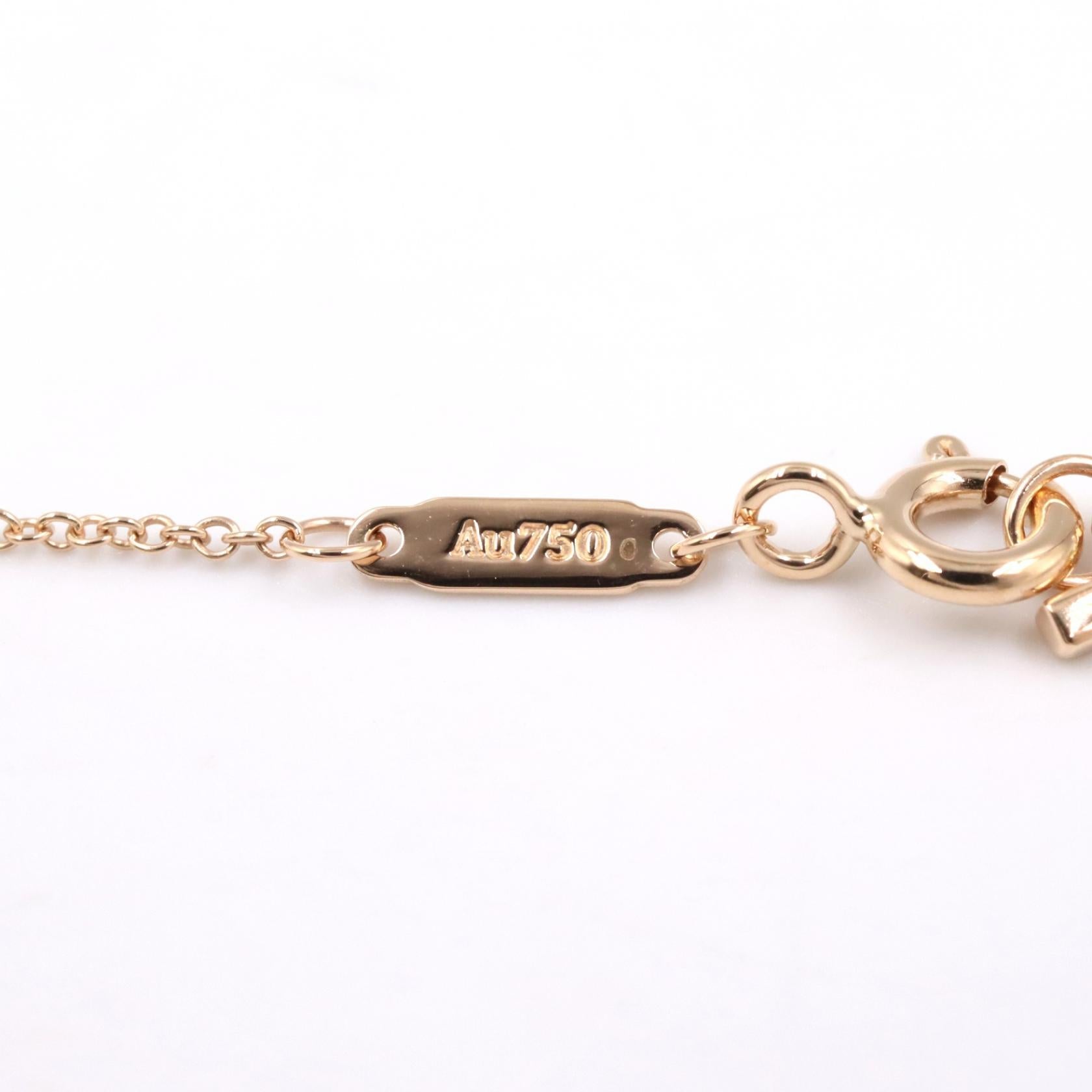 TIFFANY＆CO Tiffany＆co T Smile Mini Necklace Necklace Gold K18pg（rose Gold） image 4