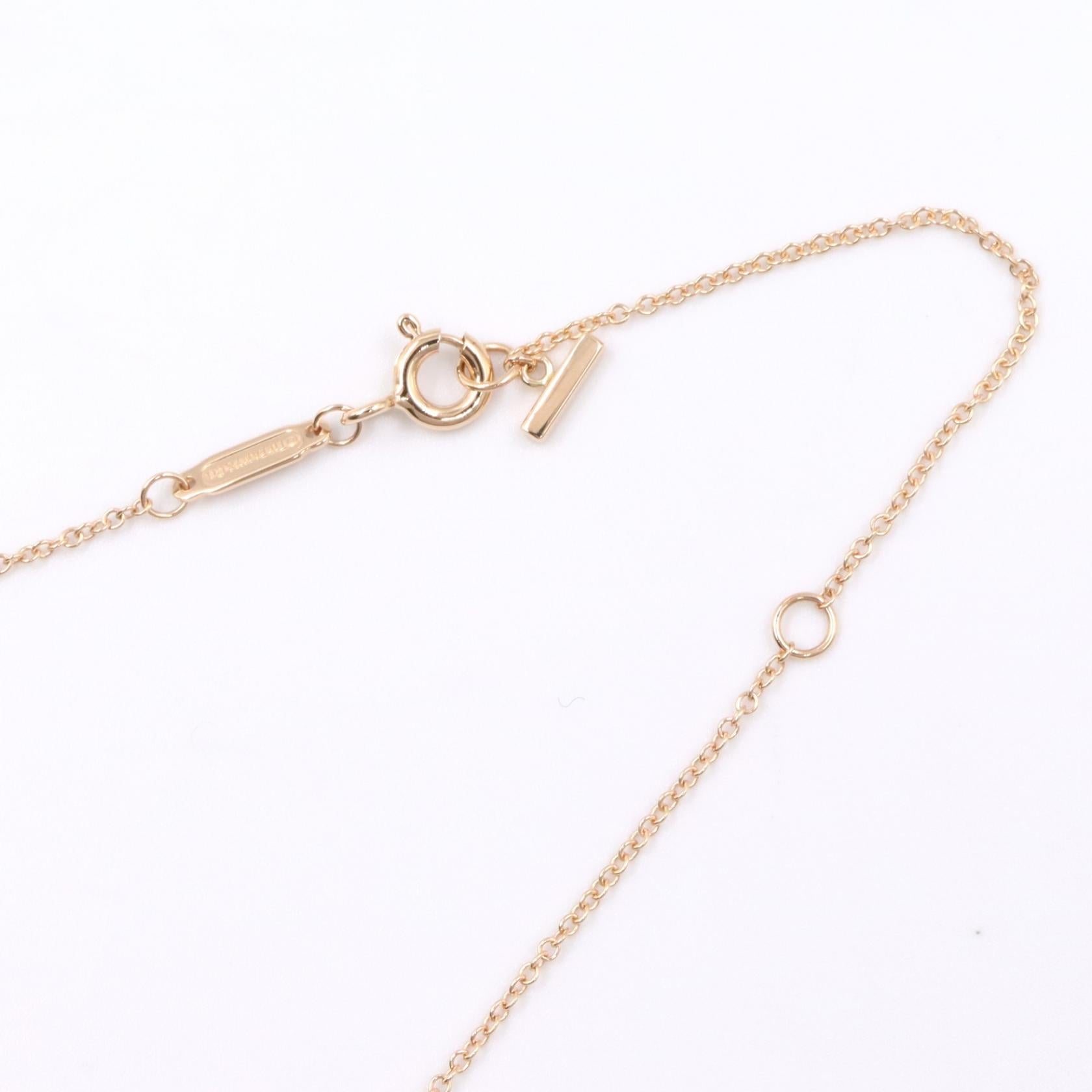 TIFFANY＆CO Tiffany＆co T Smile Mini Necklace Necklace Gold K18pg（rose Gold） image 5