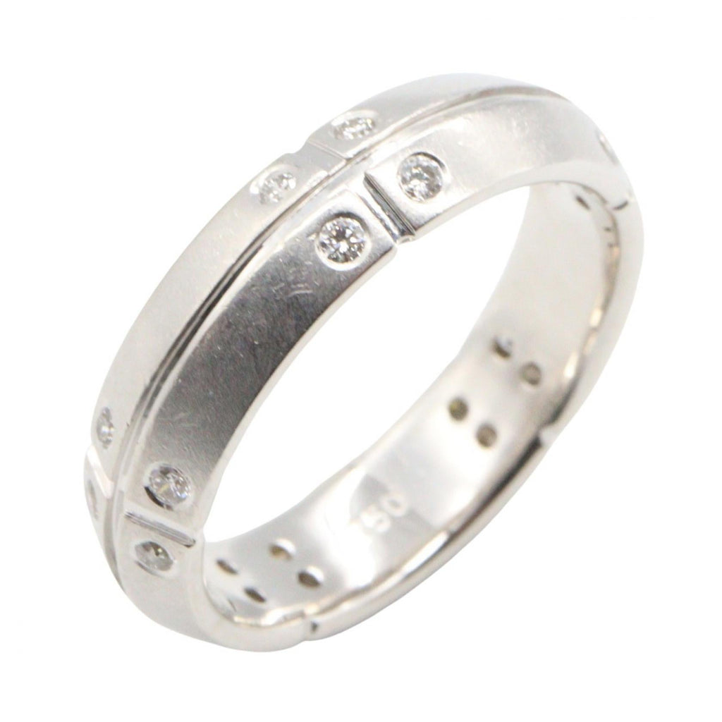 TIFFANY＆CO Tiffany＆co Streamerica Ring Diamond Ring Silver/Clear K18wg（white Gold）×diamond image 1