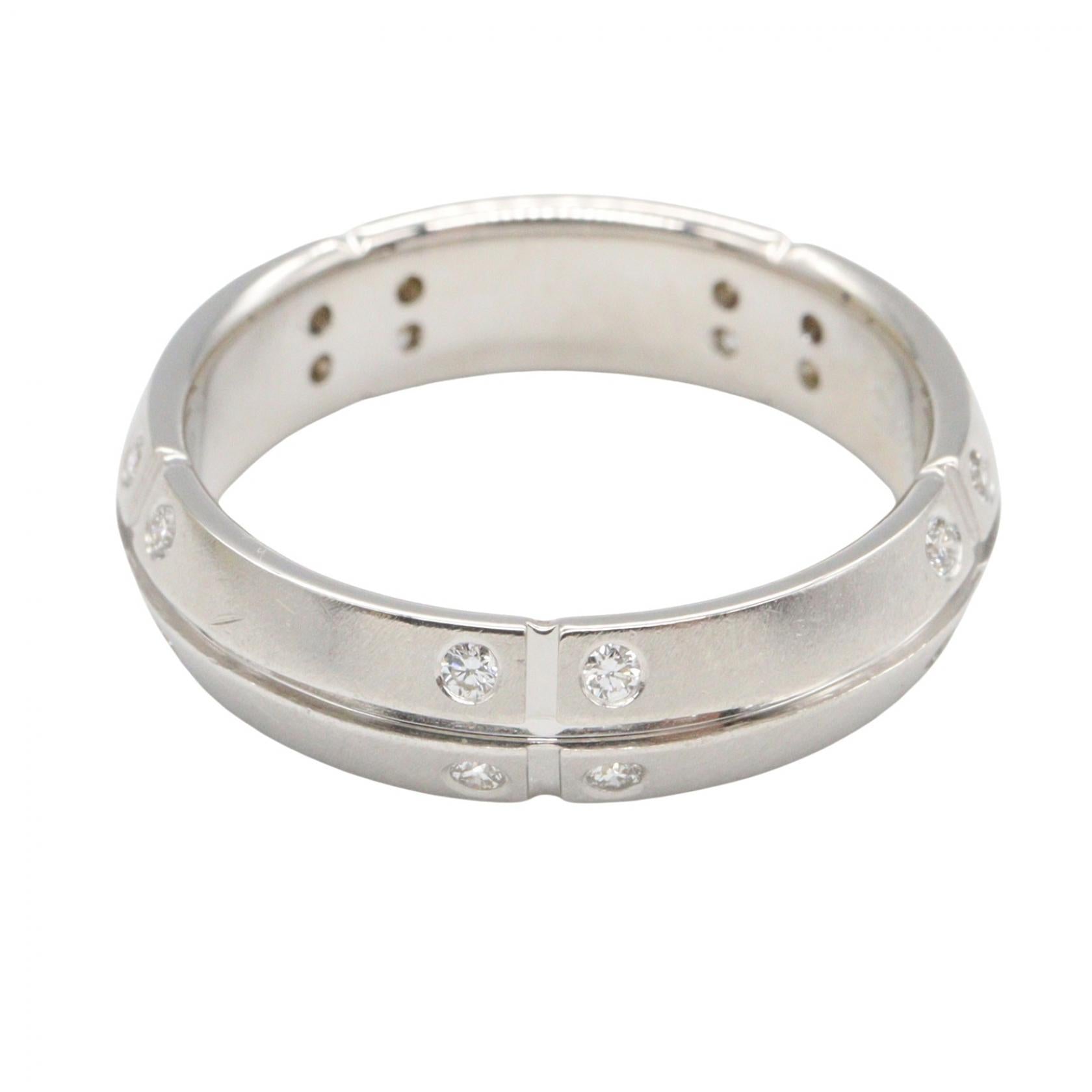 TIFFANY＆CO Tiffany＆co Streamerica Ring Diamond Ring Silver/Clear K18wg（white Gold）×diamond image 3