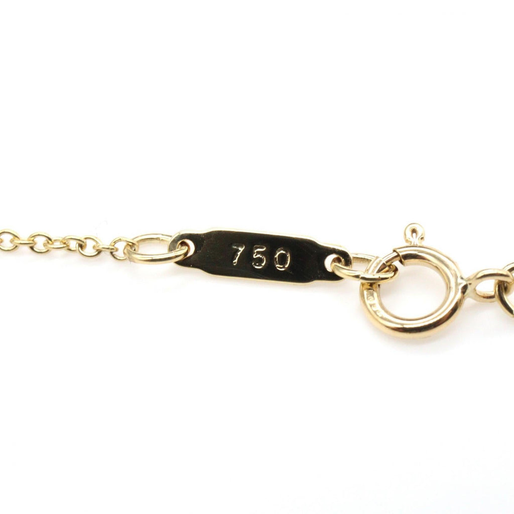 TIFFANY＆CO Tiffany＆co Leaf Necklace Diamond Necklace Gold/Clear K18 (yellow Gold)×diamond image 4