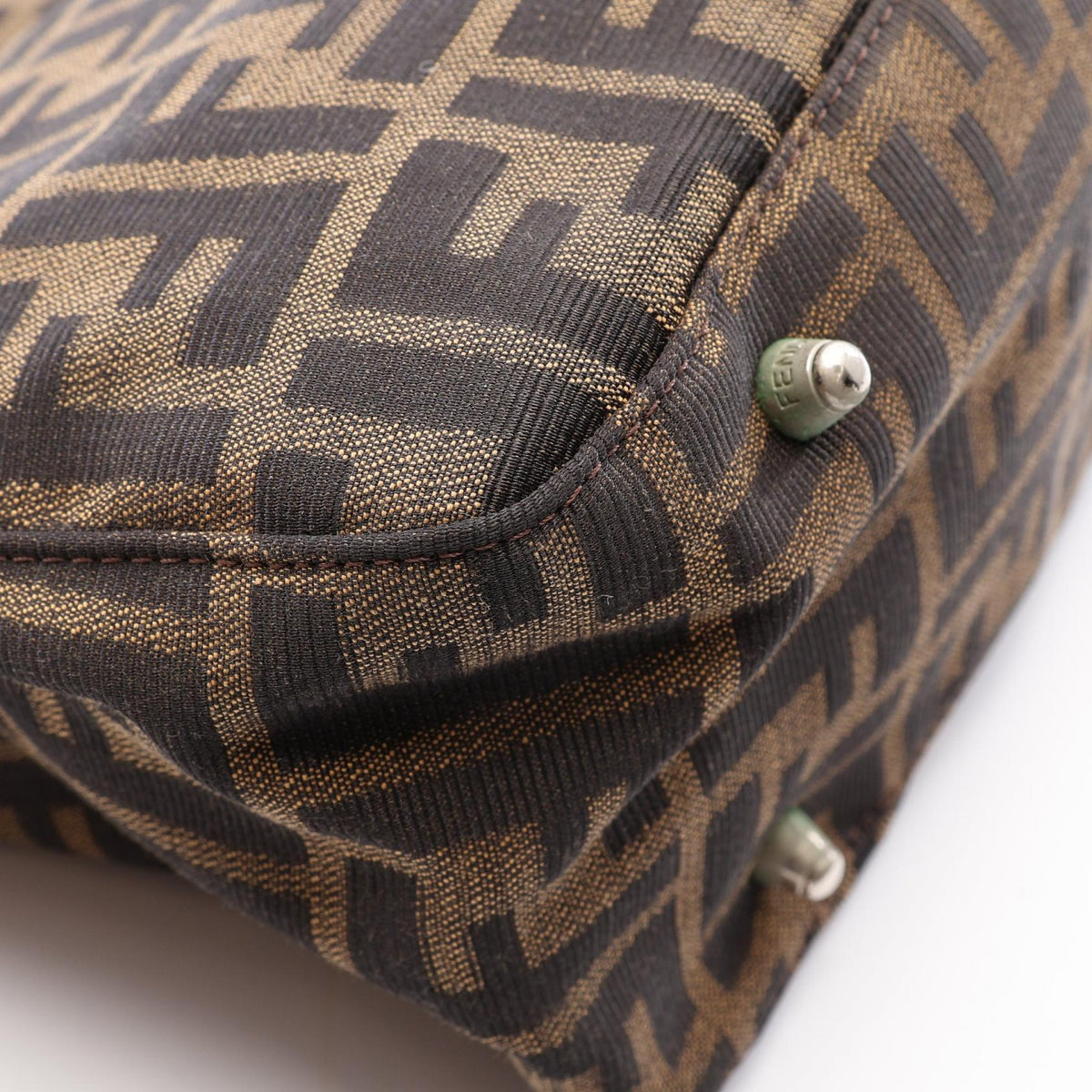 FENDI Fendi Zucca Tote Bag Brown Canvas×leather image 7