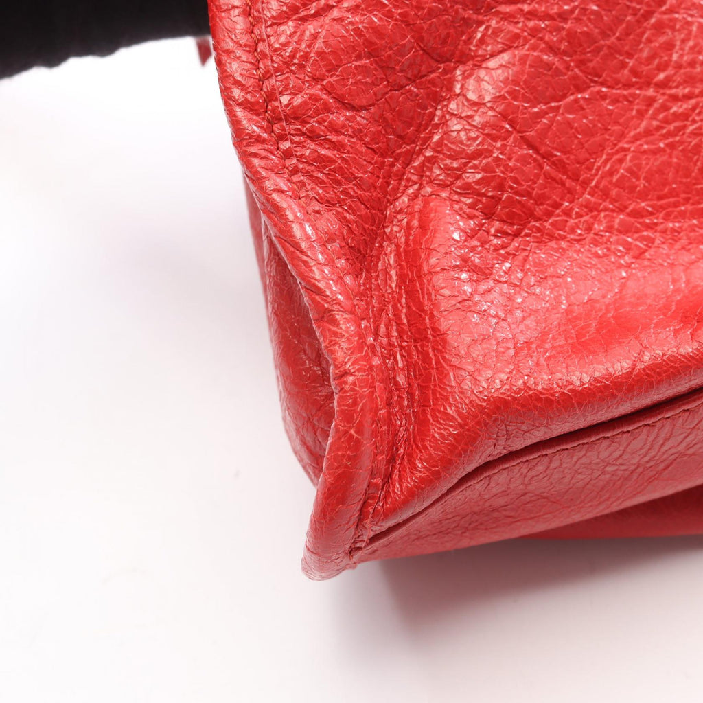 BALENCIAGA Balenciaga Le City Small 2way Handbag Red Leather image 12