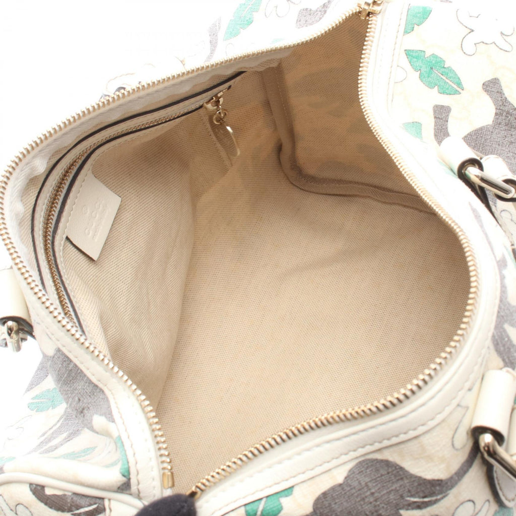 GUCCI Gucci Gucci For Unicef Gg Supreme Tote Bag White/Multicolor Pvc Coated Canvas×leather 189895 image 3