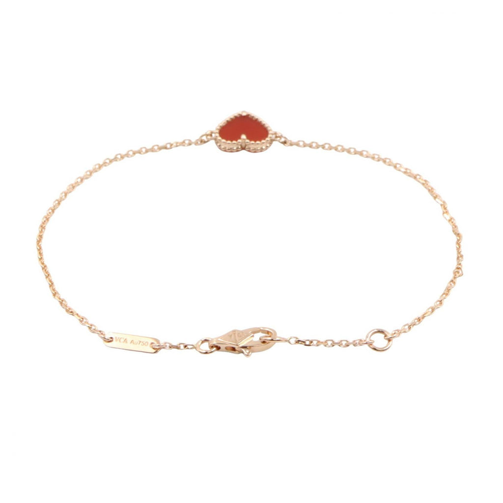 VAN CLEEF & ARPELS Van Cleef & Arpels Sweetheart Carnelian Bracelet Bracelet Gold/Red K18pg（rose Gold）×carnelian Vcarn59l00 image 2