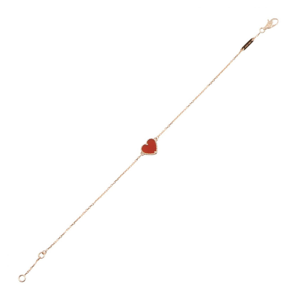 VAN CLEEF & ARPELS Van Cleef & Arpels Sweetheart Carnelian Bracelet Bracelet Gold/Red K18pg（rose Gold）×carnelian Vcarn59l00 image 3