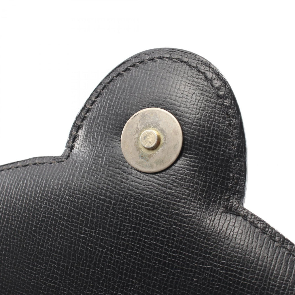 DIOR Christian Dior Cd Logo Vintage Shoulder Crossbody Bag Leather Black Used Women image 9