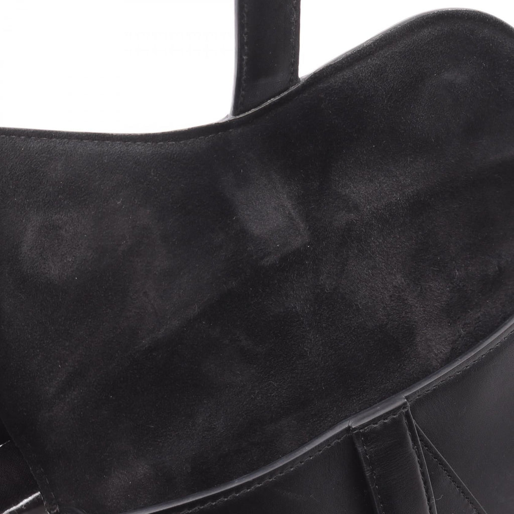 DIOR Dior Saddle Bag Waist Bag Body Bag Black Leather image 5