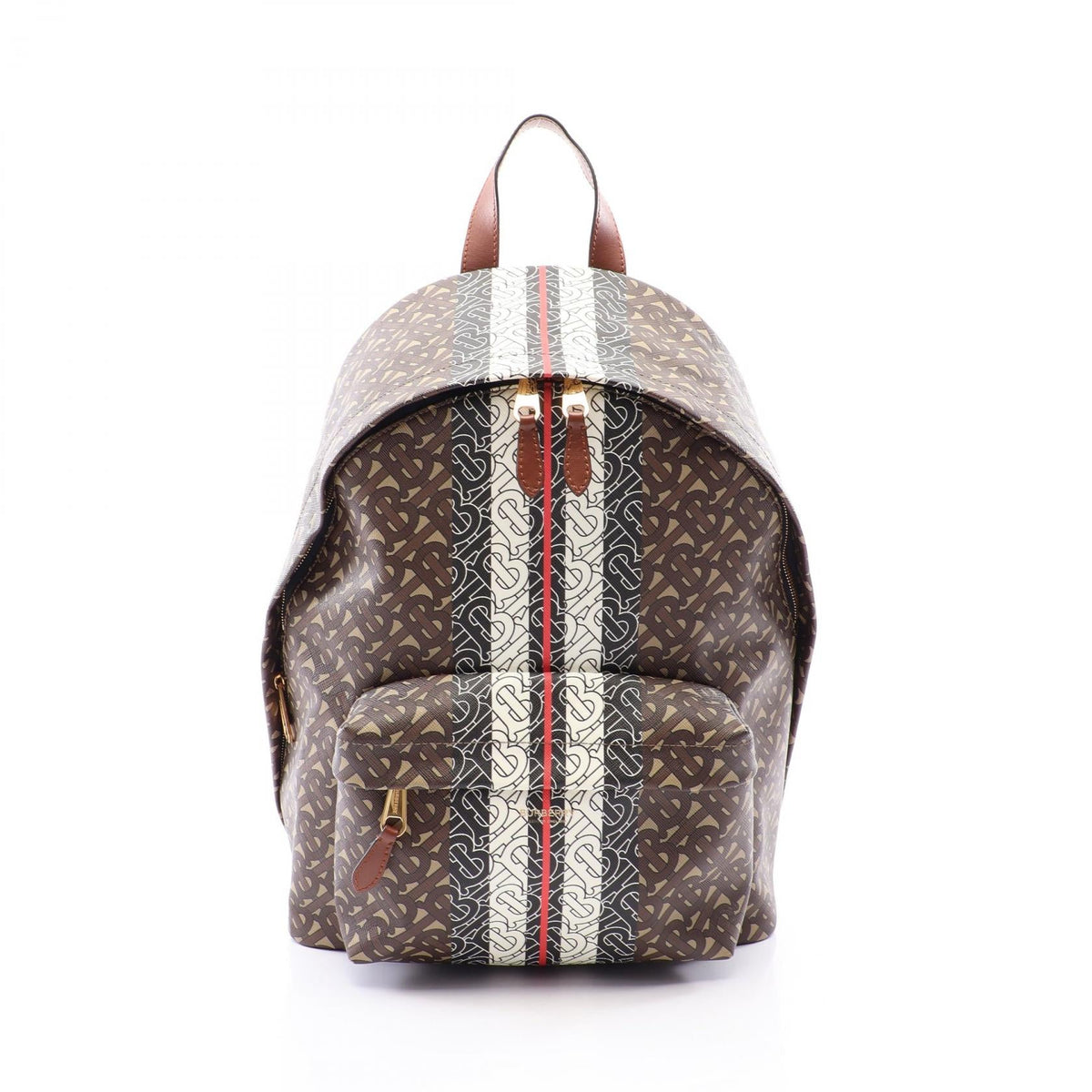 BURBERRY Burberry Tbmonogram Rucksack Backpack Beige/Multicolor Pvc Coated Canvas×leather 8021277 image 1
