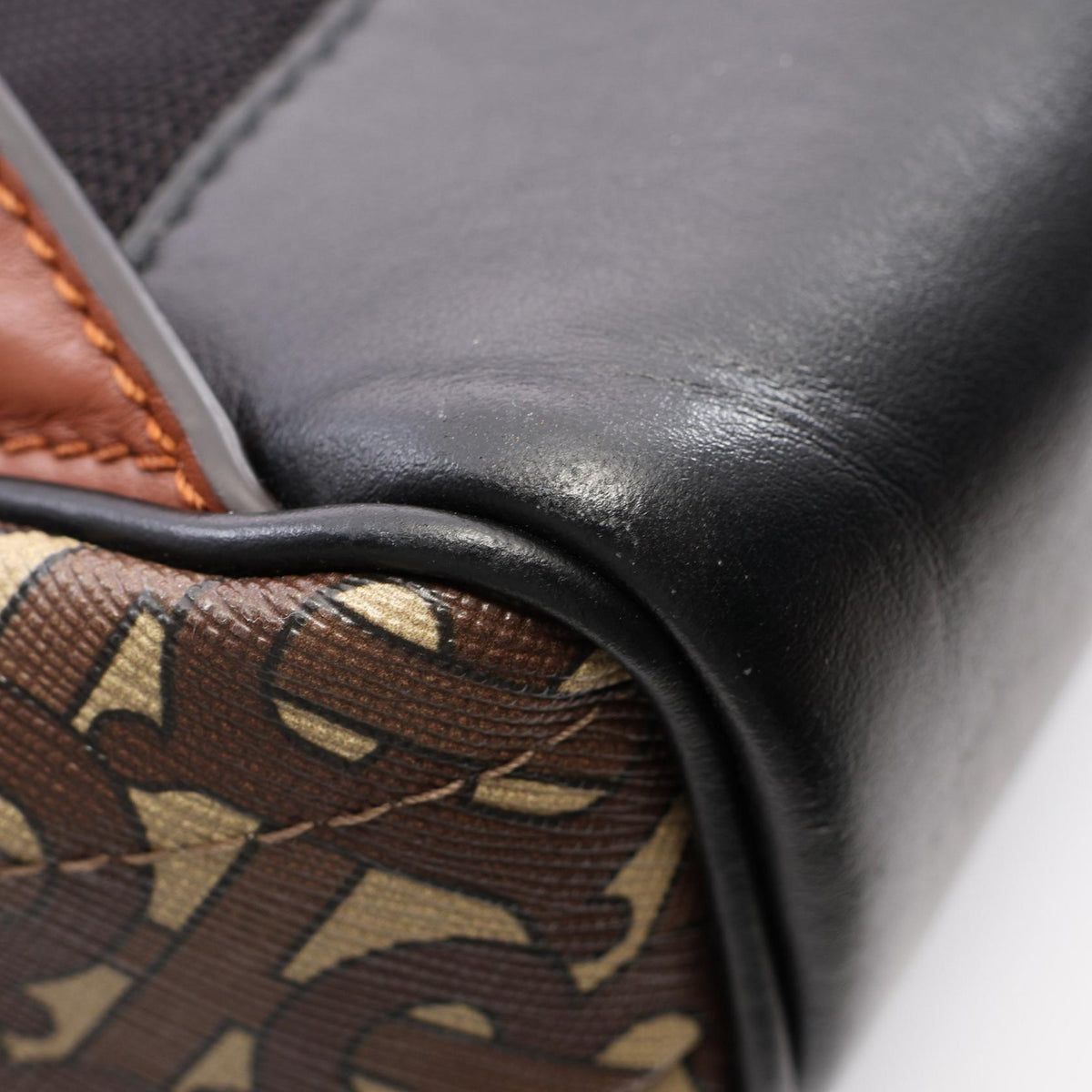 BURBERRY Burberry Tbmonogram Rucksack Backpack Beige/Multicolor Pvc Coated Canvas×leather 8021277 image 12