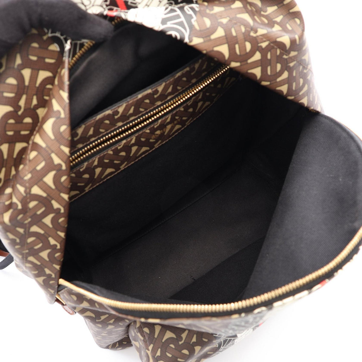 BURBERRY Burberry Tbmonogram Rucksack Backpack Beige/Multicolor Pvc Coated Canvas×leather 8021277 image 3