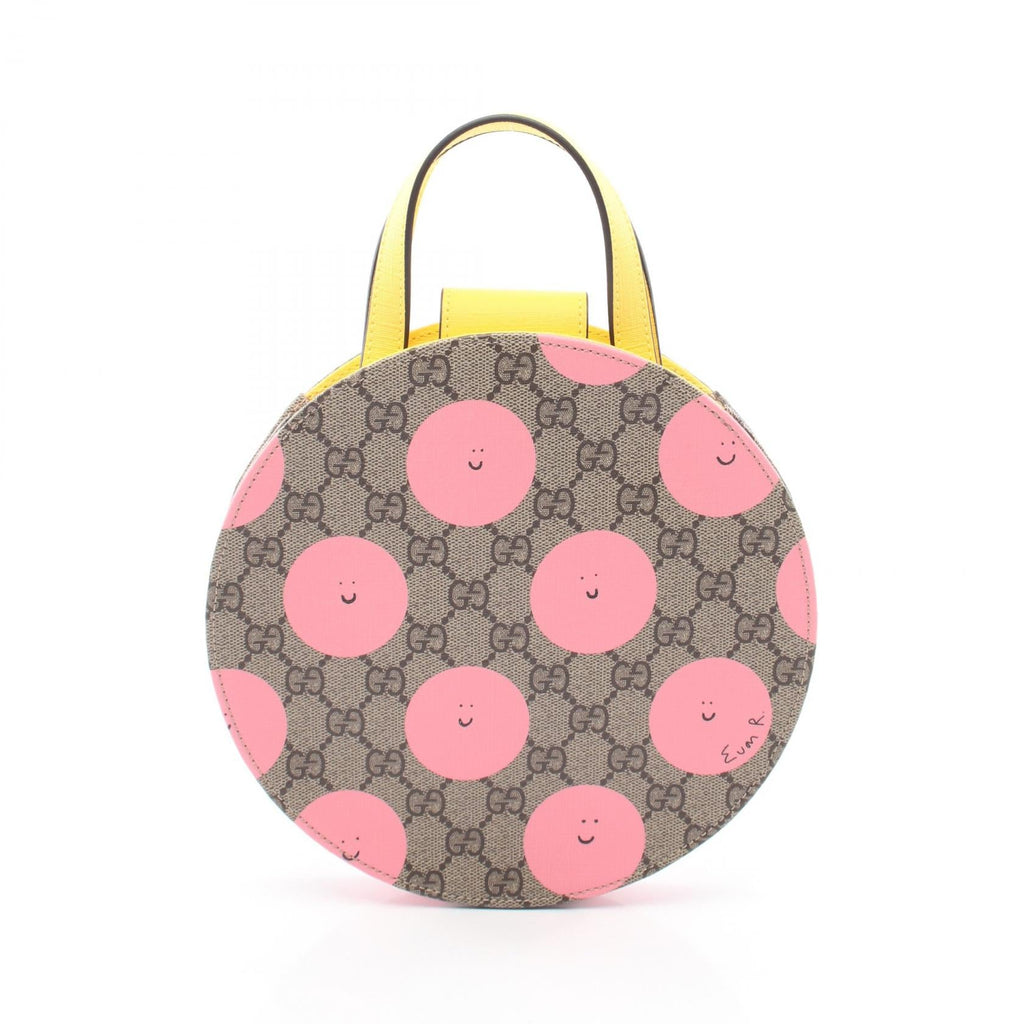 GUCCI Gucci Children's Gg Supreme Kids Handbag Beige/Pink/Yellow Pvc Coated Canvas 835889 image 1