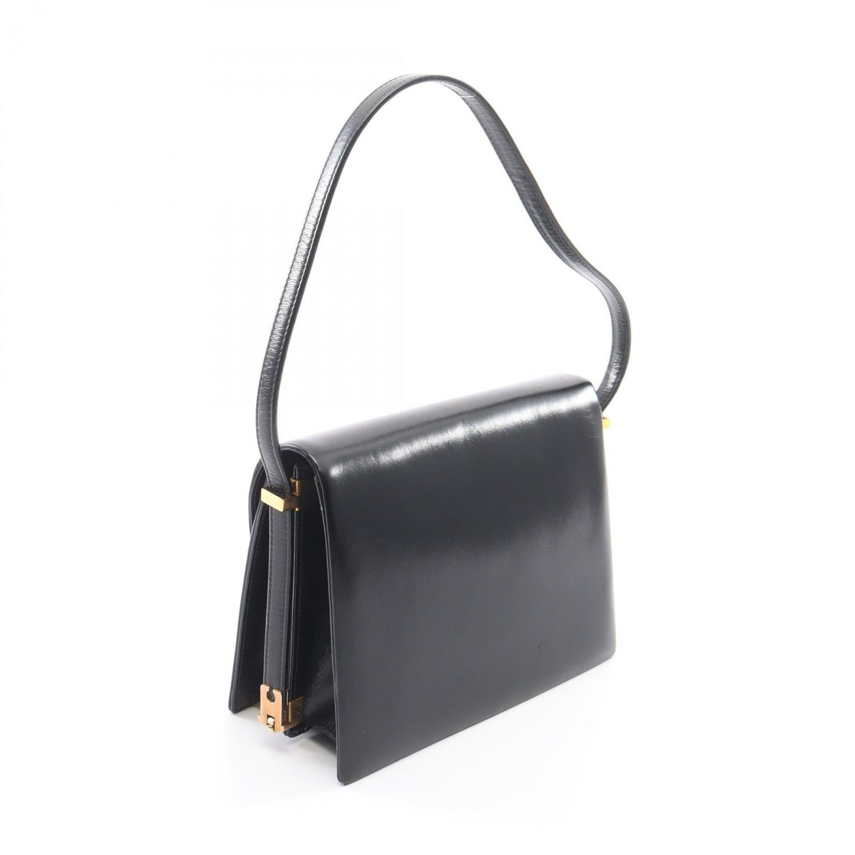 MORABITO Morabito Vintage Shoulder Hand Bag Leather Black Used Women image 2