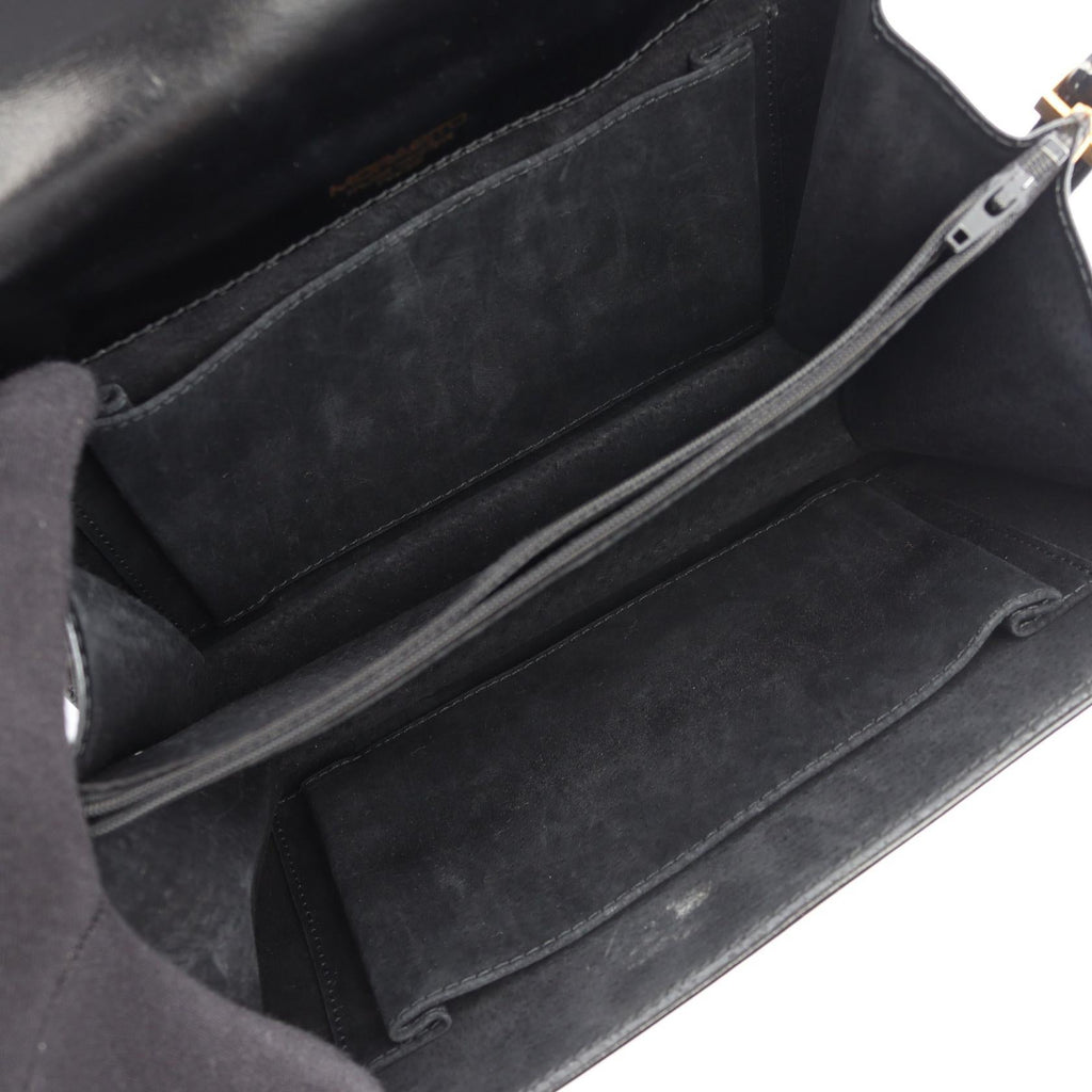 MORABITO Morabito Vintage Shoulder Hand Bag Leather Black Used Women image 3