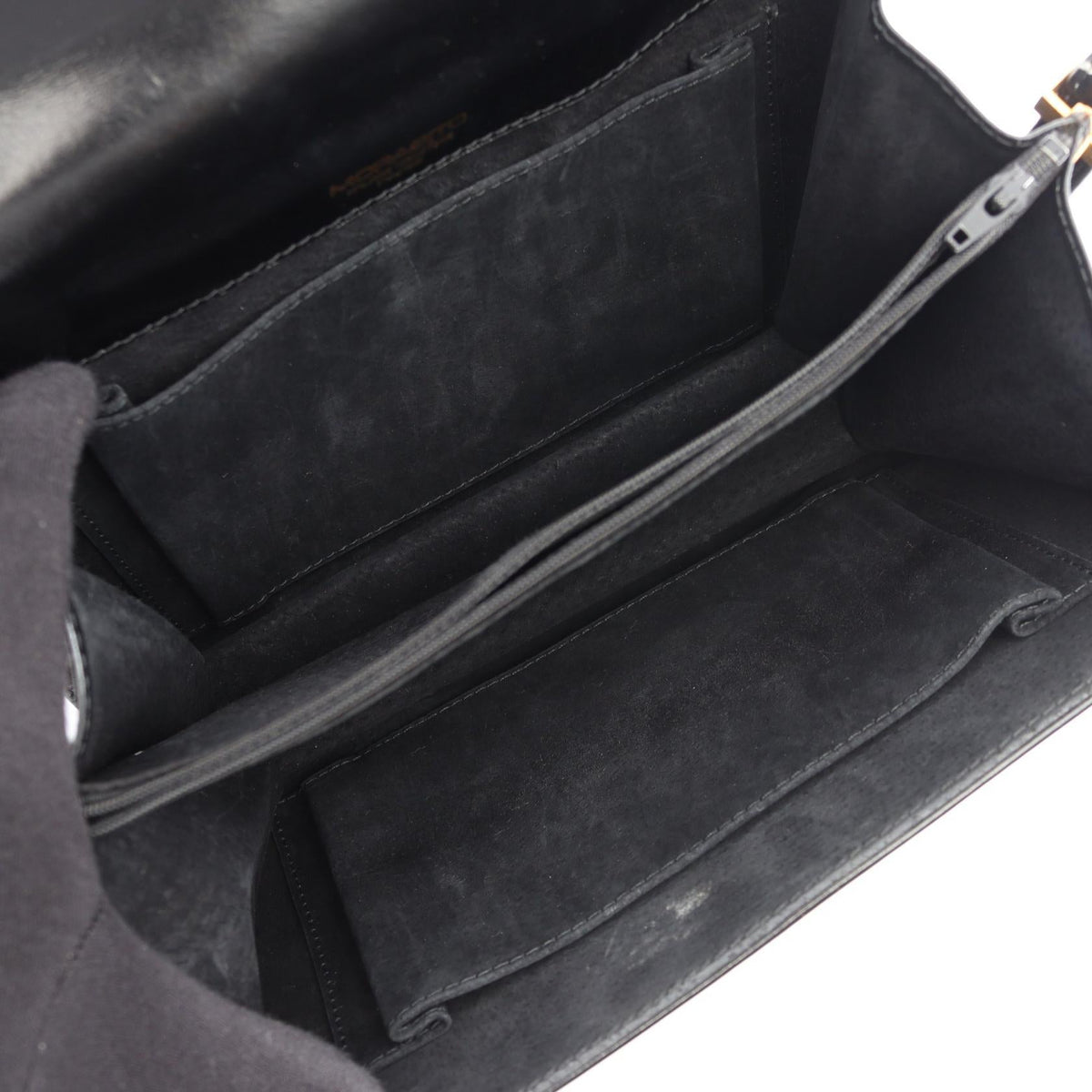 MORABITO Morabito Vintage Shoulder Hand Bag Leather Black Used Women image 3