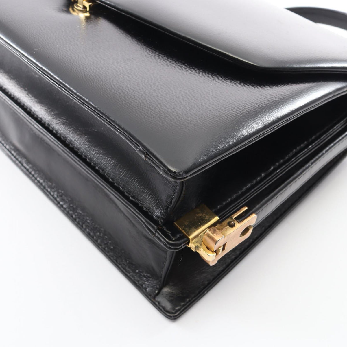 MORABITO Morabito Vintage Shoulder Hand Bag Leather Black Used Women image 5