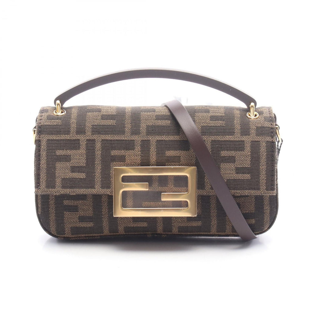 FENDI Fendi Baguette Smartphone Pouch Zucca Crossbody Shoulder Bag 7as142ap9lf19ta image 1