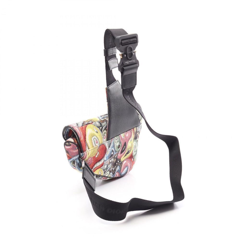 DIOR Dior Diol × Kenny Scharf Saddle Saddle Waist Bag Body Bag Black/Multicolor Canvas×leather 11199830 image 2