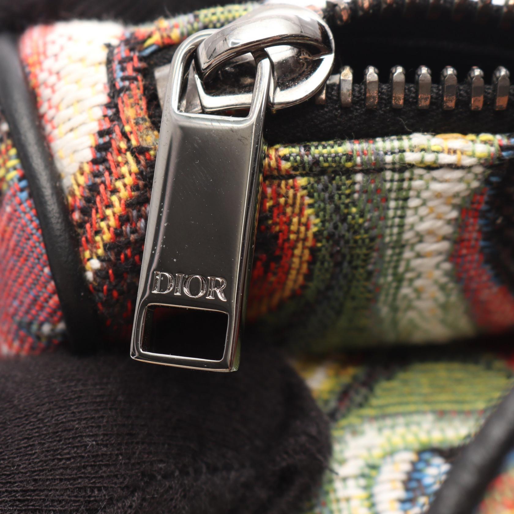 DIOR Dior Diol × Kenny Scharf Saddle Saddle Waist Bag Body Bag Black/Multicolor Canvas×leather 11199830 image 5
