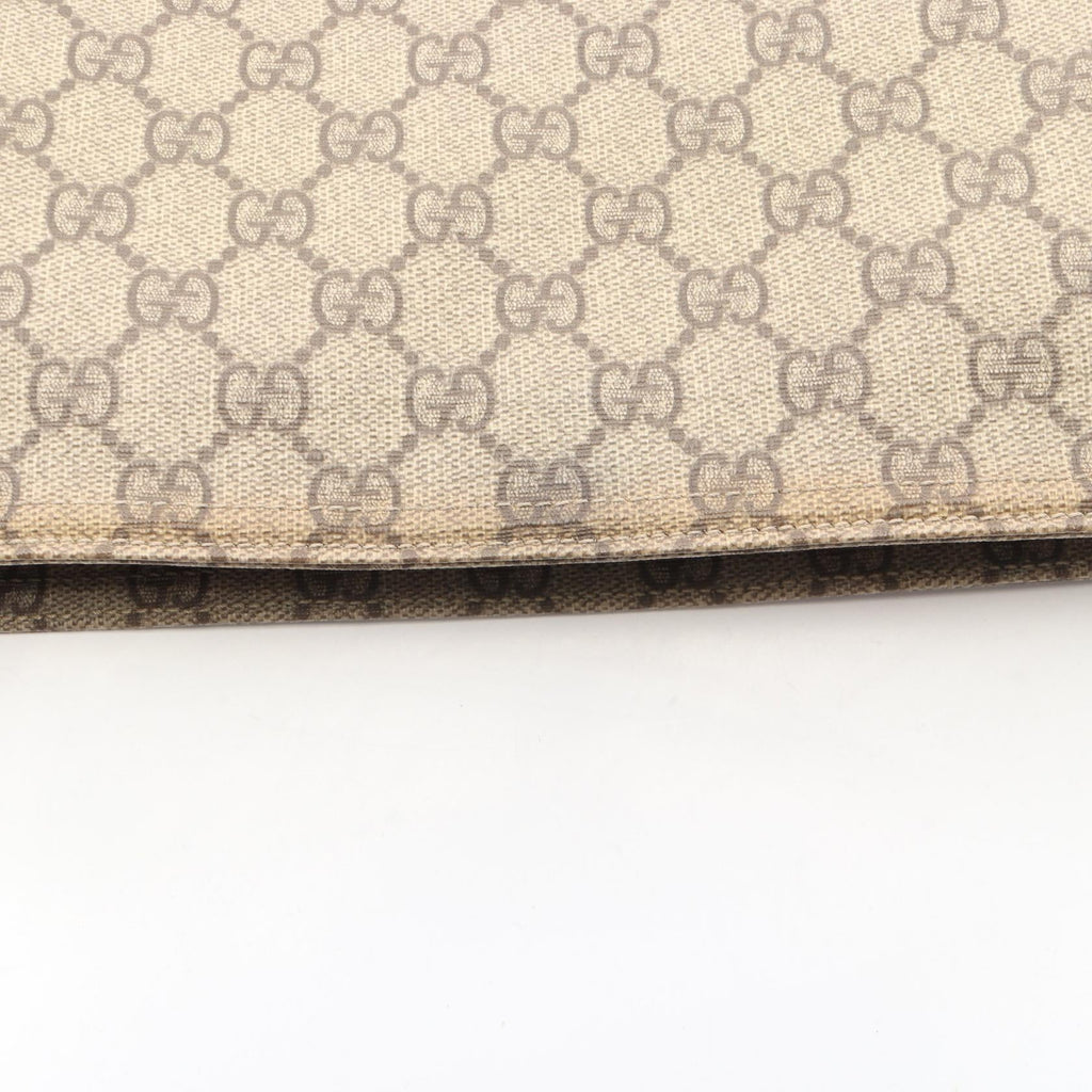 GUCCI Gucci Gg Supreme Shoulder Bag Beige/Red Pvc Coated Canvas×leather 201446 image 6