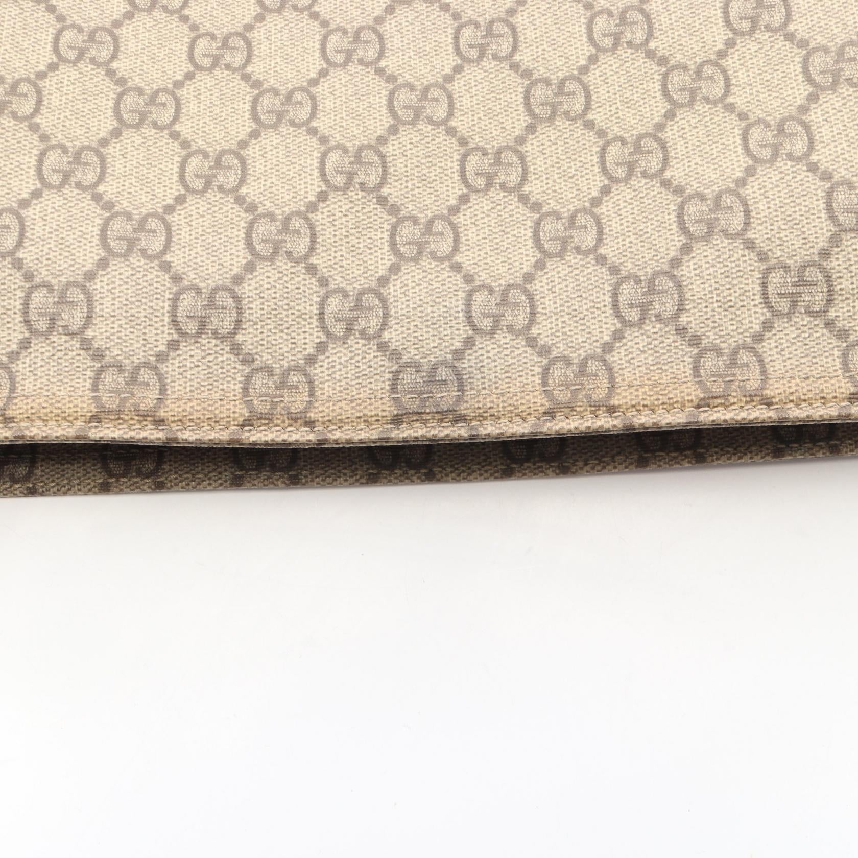 GUCCI Gucci Gg Supreme Shoulder Bag Beige/Red Pvc Coated Canvas×leather 201446 image 6