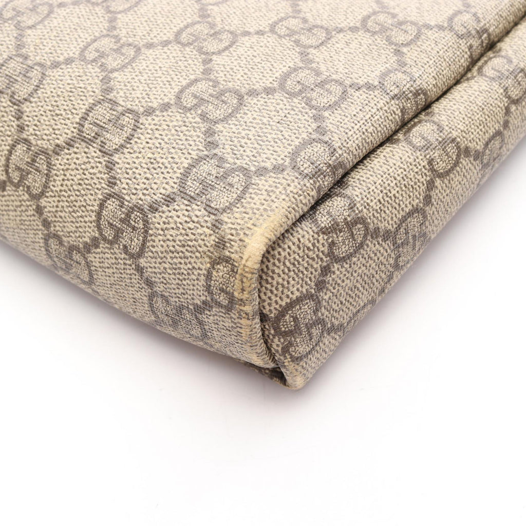 GUCCI Gucci Gg Supreme Shoulder Bag Beige/Brown Pvc Coated Canvas×leather 223666 image 12