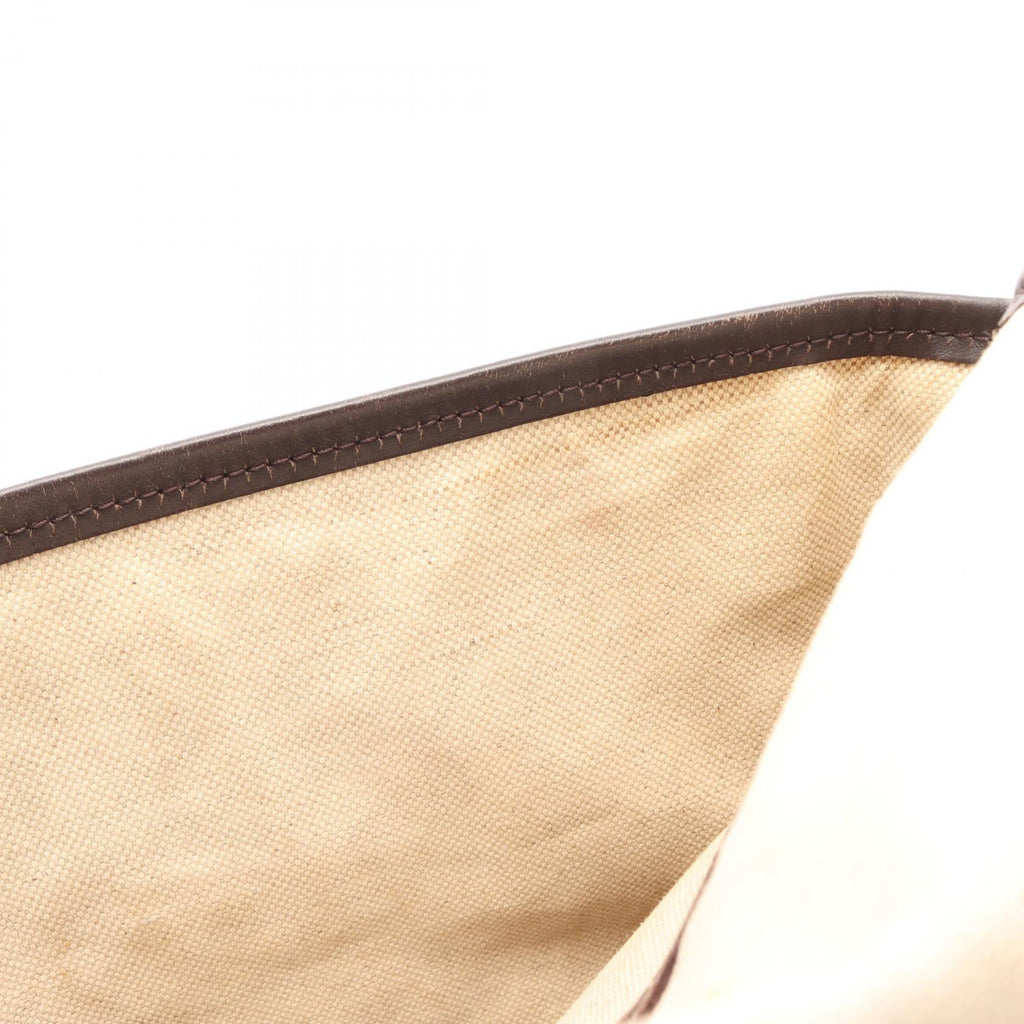 GUCCI Gucci Gg Supreme Shoulder Bag Beige/Brown Pvc Coated Canvas×leather 223666 image 8