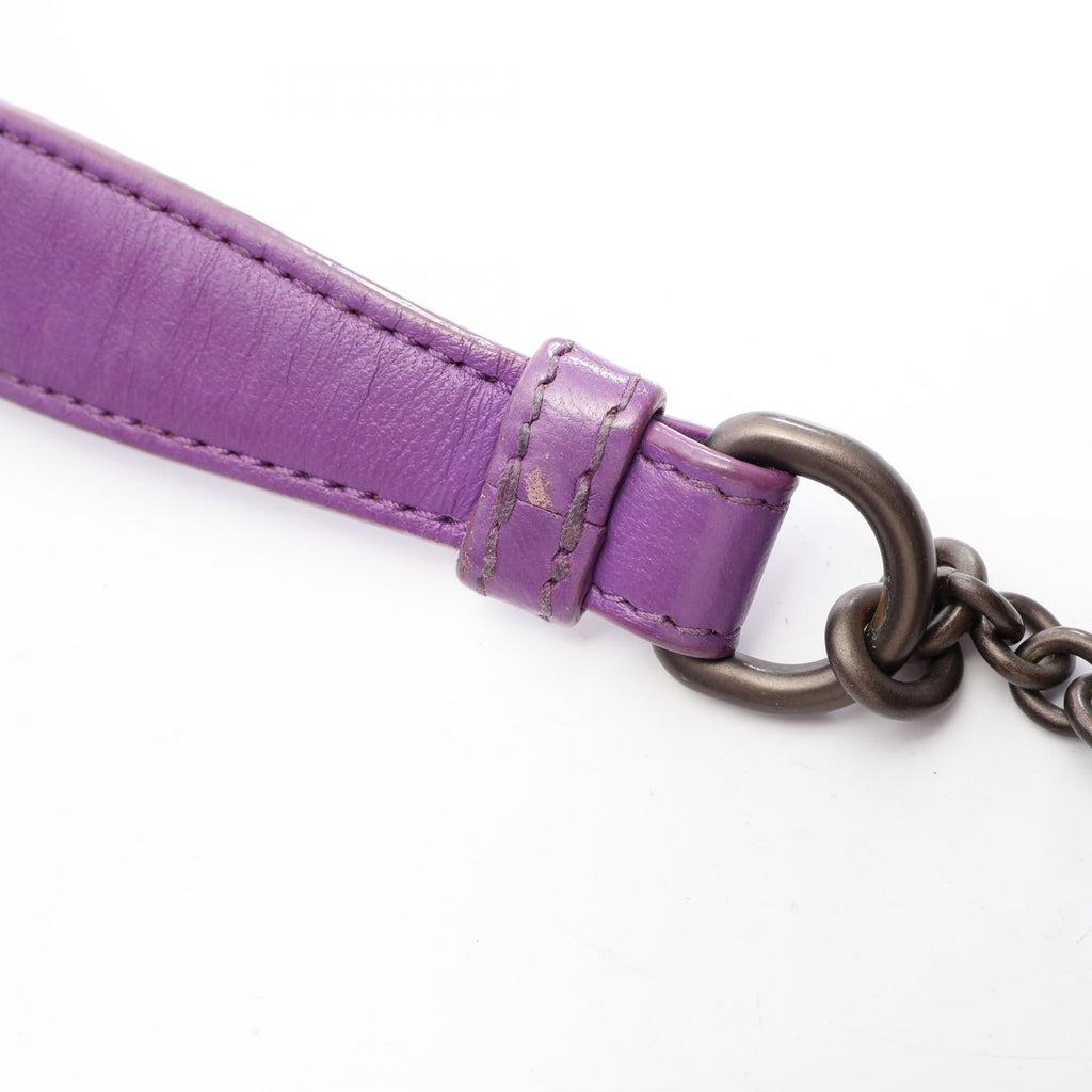 BOTTEGA VENETA Bottega Veneta Olympia Intrecciato Shoulder Bag Purple Leather image 10