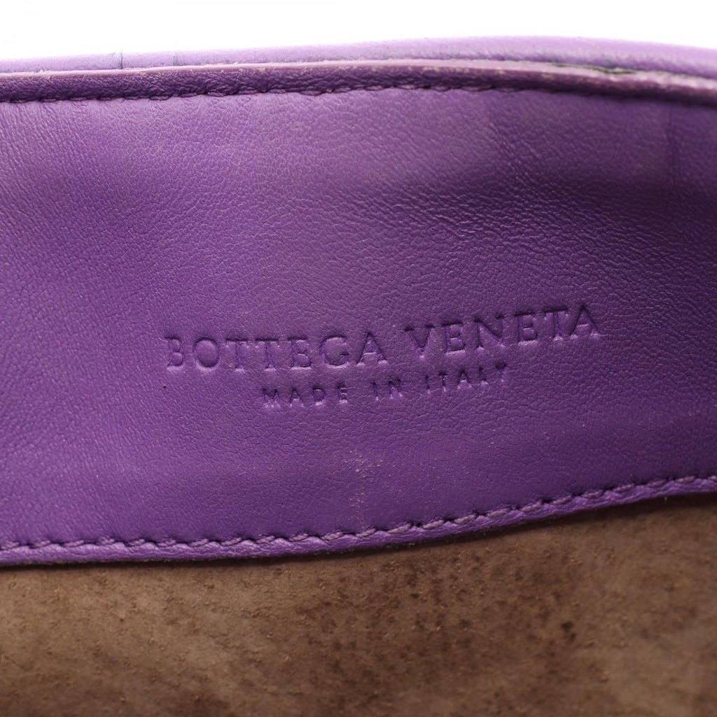 BOTTEGA VENETA Bottega Veneta Olympia Intrecciato Shoulder Bag Purple Leather image 4