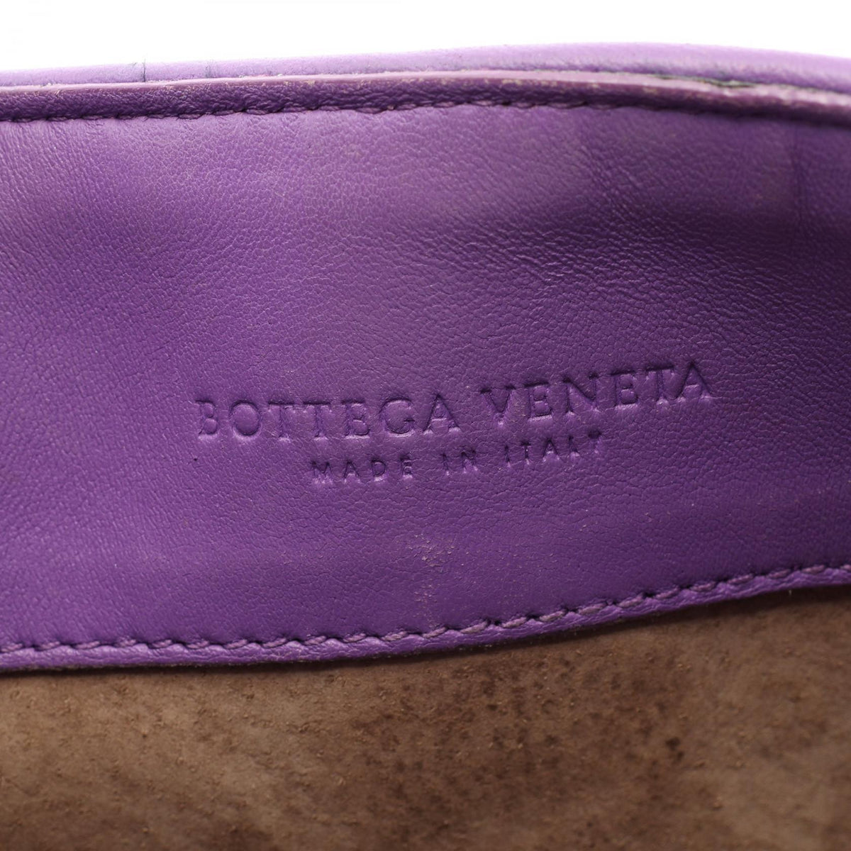 BOTTEGA VENETA Bottega Veneta Olympia Intrecciato Shoulder Bag Purple Leather image 4