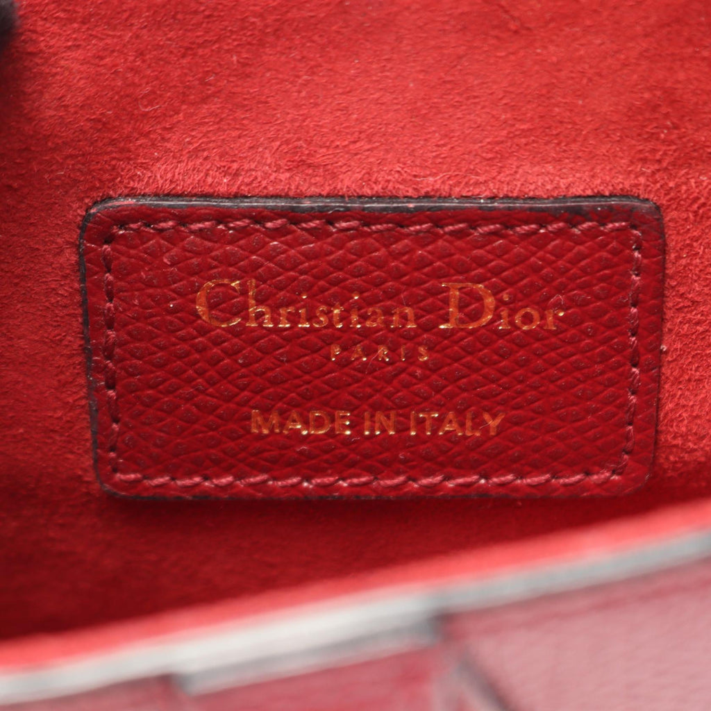DIOR Dior Saddle Bag Mini Handbag Bordeaux Leather image 4