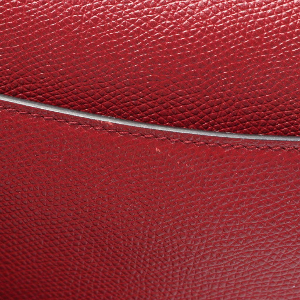 DIOR Dior Saddle Bag Mini Handbag Bordeaux Leather image 7