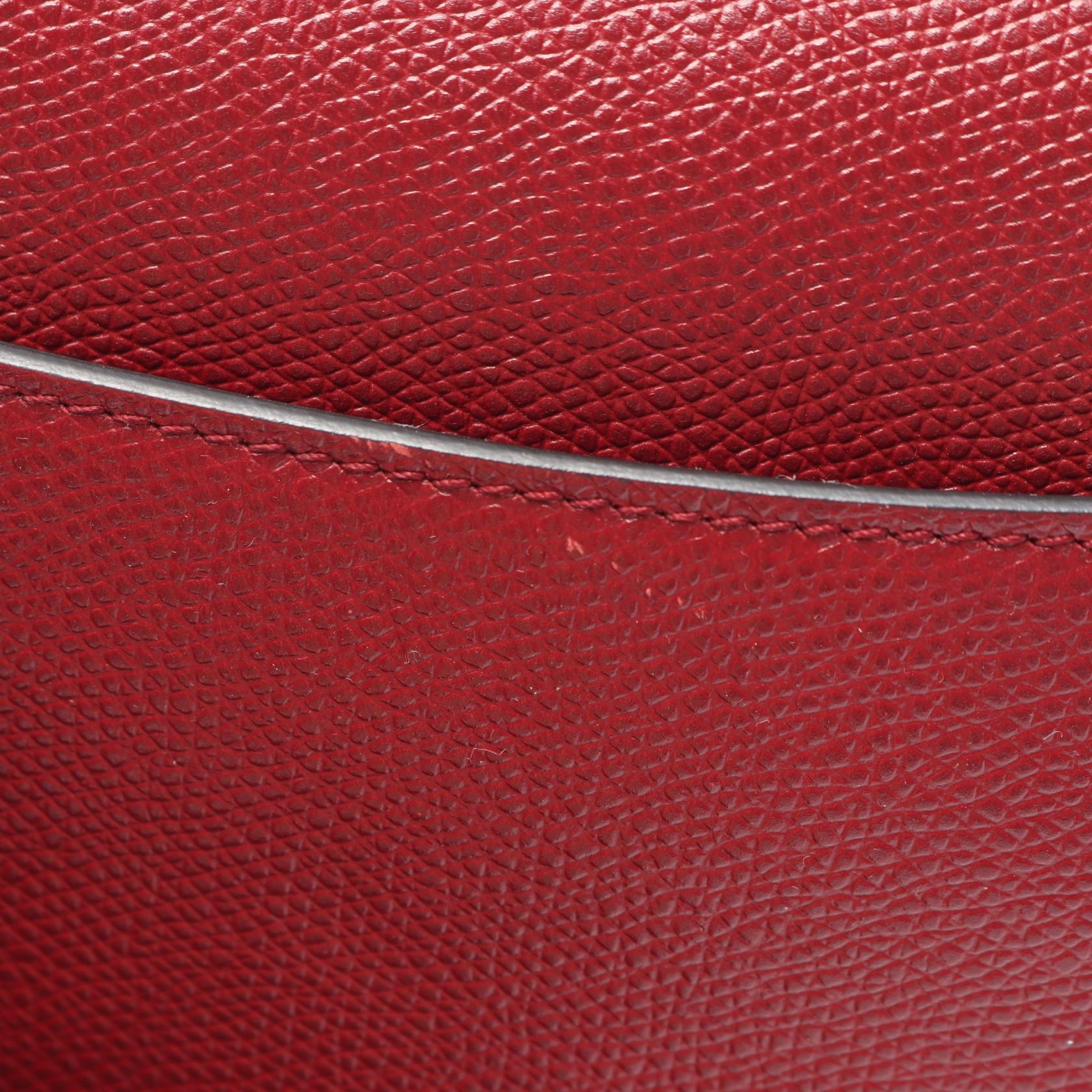 DIOR Dior Saddle Bag Mini Handbag Bordeaux Leather image 7