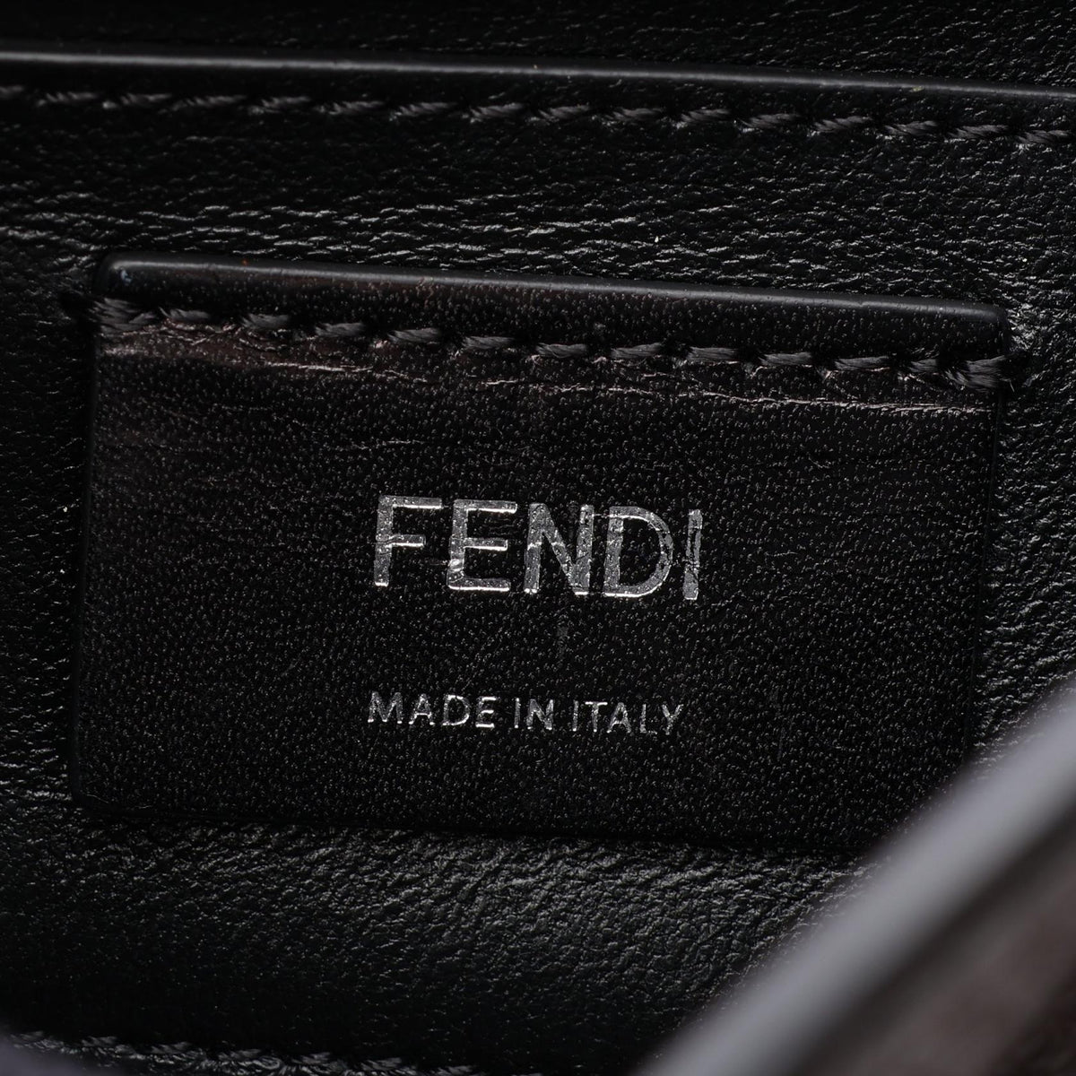 FENDI Fendi Selleria Baguette 2way Shoulder Bag Brown Leather image 4