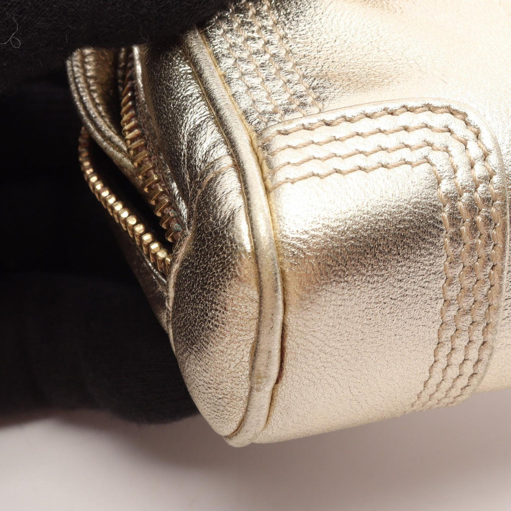 LOEWE Loewe Handbag Amazona Micro Mini Keyring Leather Gold image 5