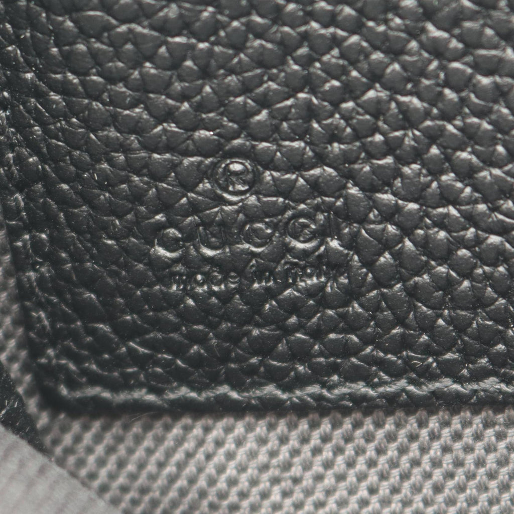 GUCCI Gucci Gg Supreme Business Bag Clutch Bag Gray/Black Pvc Coated Canvas×leather 768374 image 4