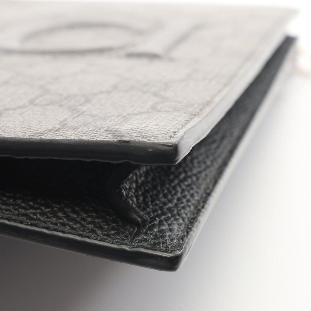 GUCCI Gucci Gg Supreme Business Bag Clutch Bag Gray/Black Pvc Coated Canvas×leather 768374 image 6