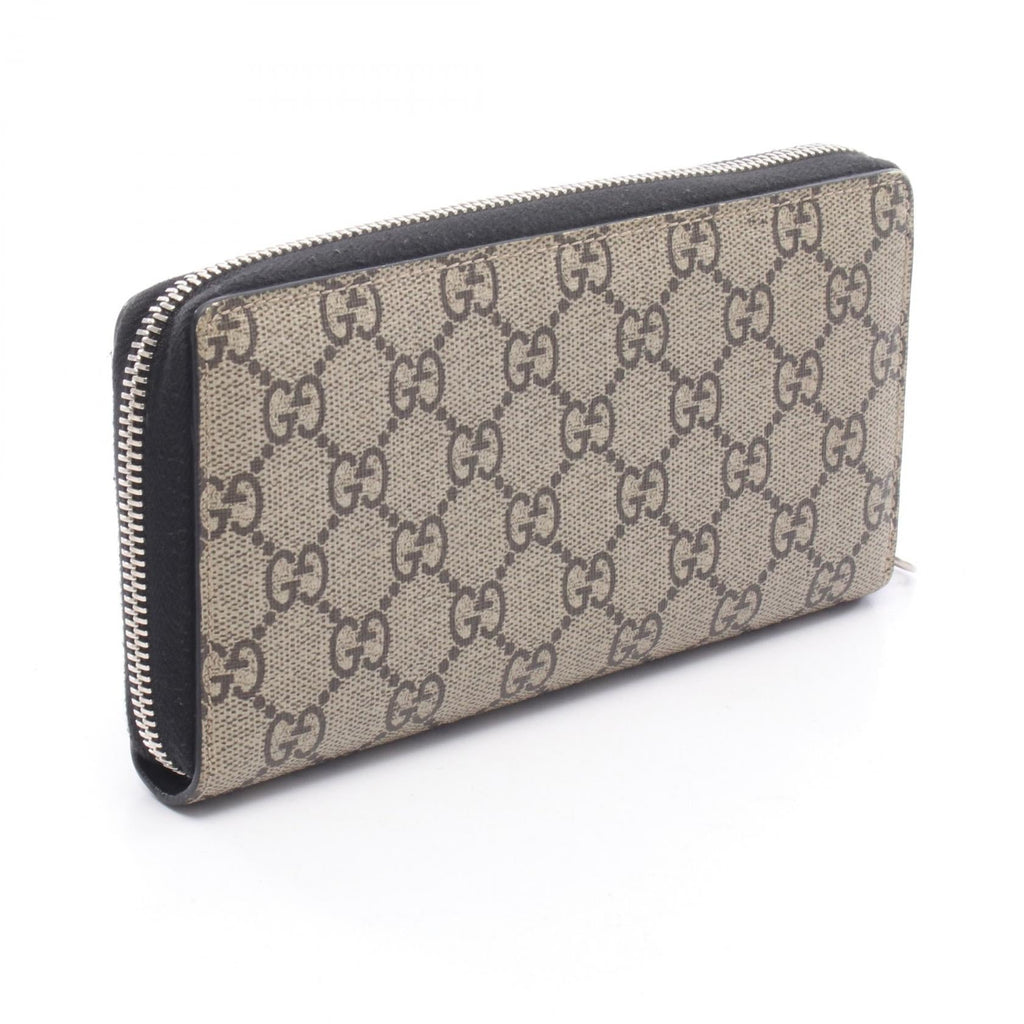 GUCCI Gucci Gg Supreme Bee Print Around Long Wallet Beige/Brown/Multicolor Pvc Coated Canvas×leather 451273 image 2