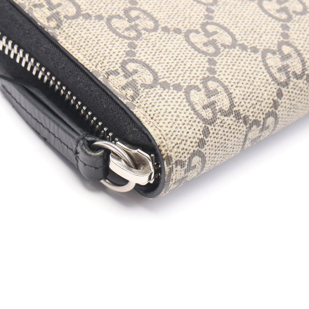 GUCCI Gucci Gg Supreme Bee Print Around Long Wallet Beige/Brown/Multicolor Pvc Coated Canvas×leather 451273 image 6