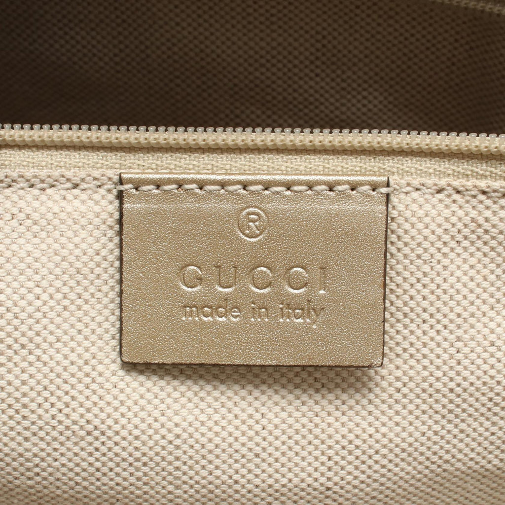 GUCCI Gucci Sookey Gucci Shima Handbag Gold Leather 211944 image 4