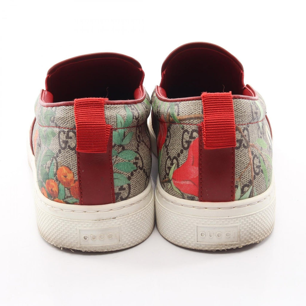 GUCCI Gucci Tian Gg Supreme Slip-On Sneakers Beige/Multicolor Pvc Coated Canvas×leather 427077 image 10
