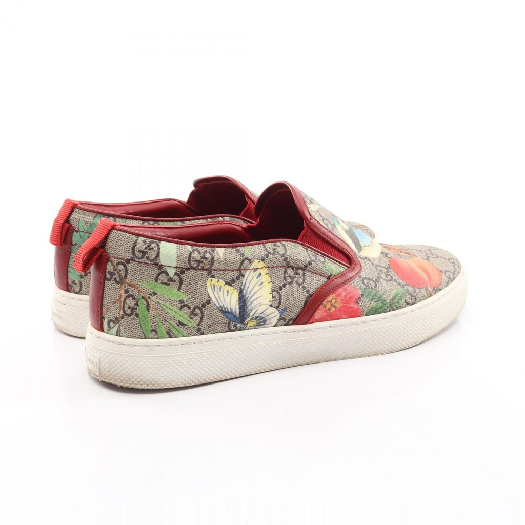 GUCCI Gucci Tian Gg Supreme Slip-On Sneakers Beige/Multicolor Pvc Coated Canvas×leather 427077 image 2
