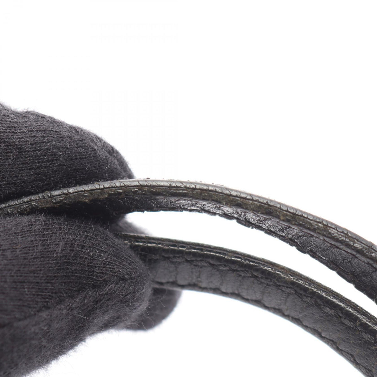 FENDI Fendi Zucchino Tote Bag Gray/Black Canvas×leather 8bh133 image 7