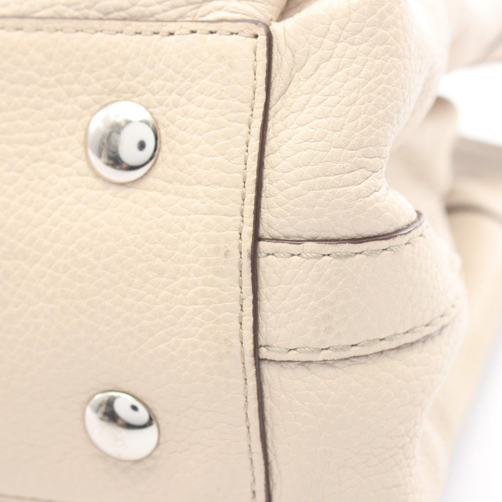 COACH Coach Penelope Shoulder Bag Beige/Yellow Leather×patent Leather F14686 image 14