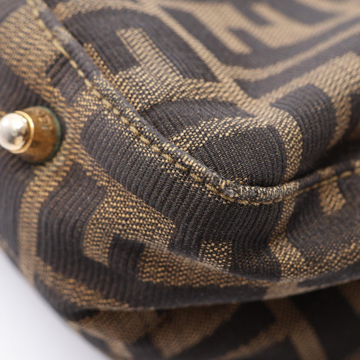 FENDI Fendi Zucca Tote Bag Brown Canvas×leather image 7