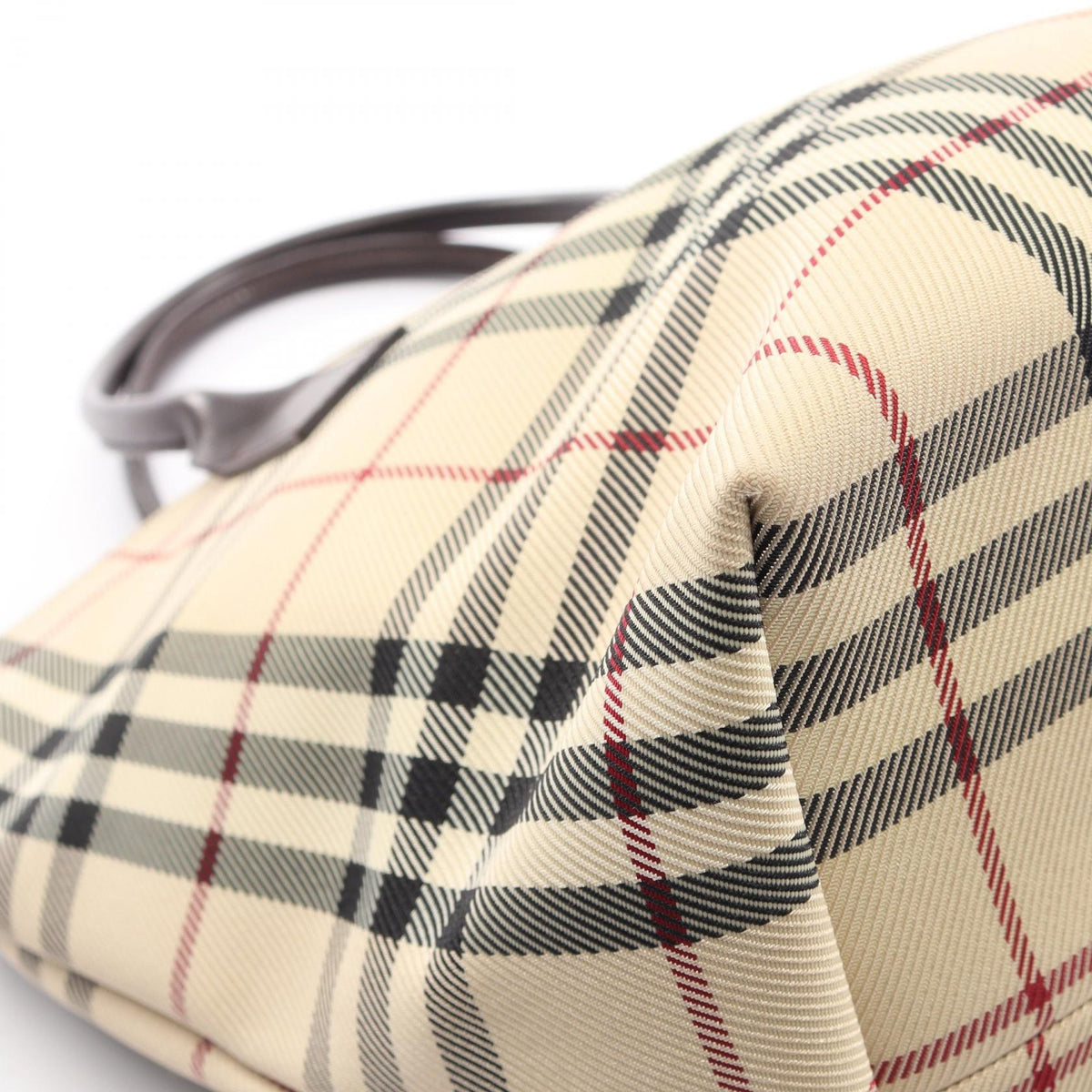 BURBERRY Burberry Nova Check Handbag Beige/Brown Canvas×leather image 5